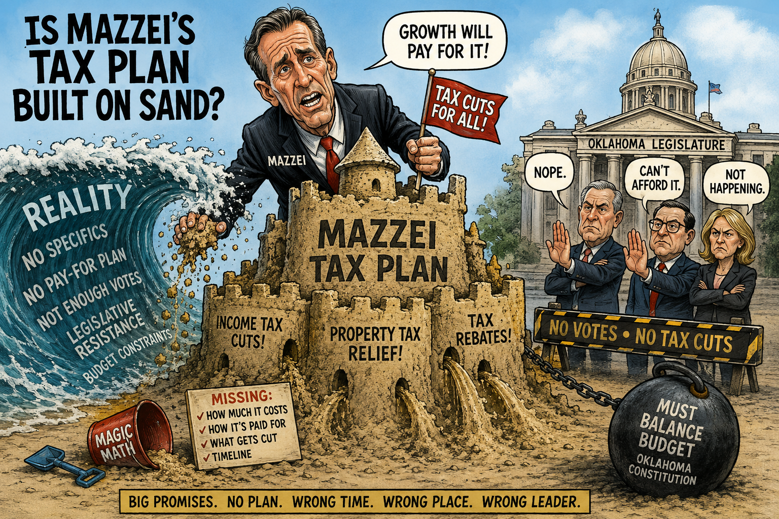 Is Mike Mazzei’s Tax Plan Built On Sand?